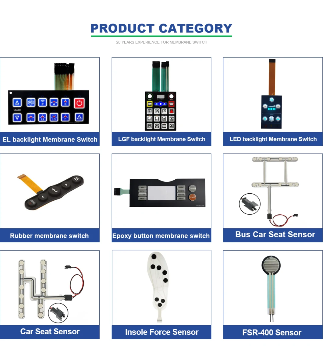 High Quality Electronic Silk Printing Membrane Keypad for Beckhoff