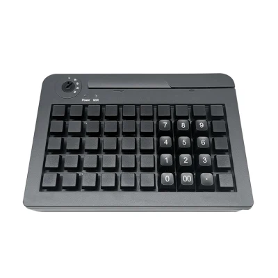 50 Keys Custom Membrane USB POS Programmable Keyboard with Msr Kb50